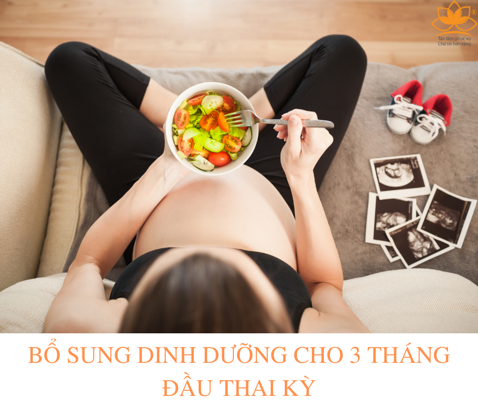 BỔ SUNG VITAMIN CHO BÀ BẦU 3 THÁNG ĐẦU THAI KỲ